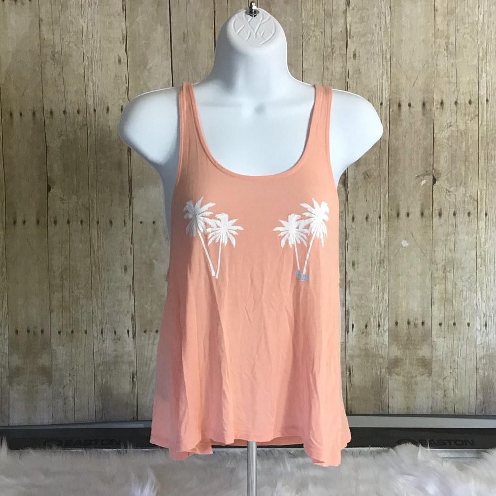 HP PINK Coral Palms Tank Top - Picture 2 of 9